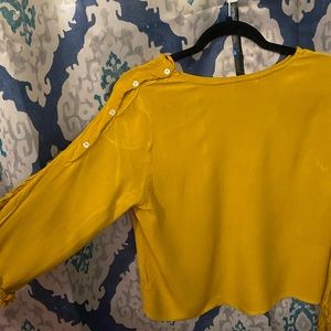 Style Envy | Mustard crop top